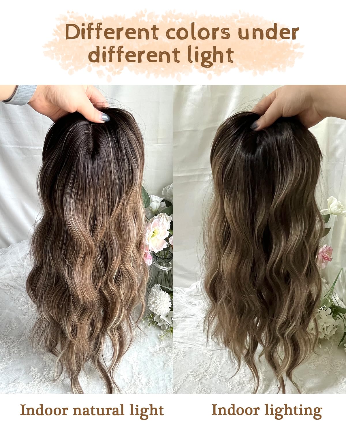 Paneway natural hairline topper blends with your hair for seamless look