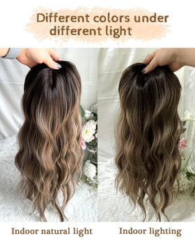 Paneway natural hairline topper blends with your hair for seamless look