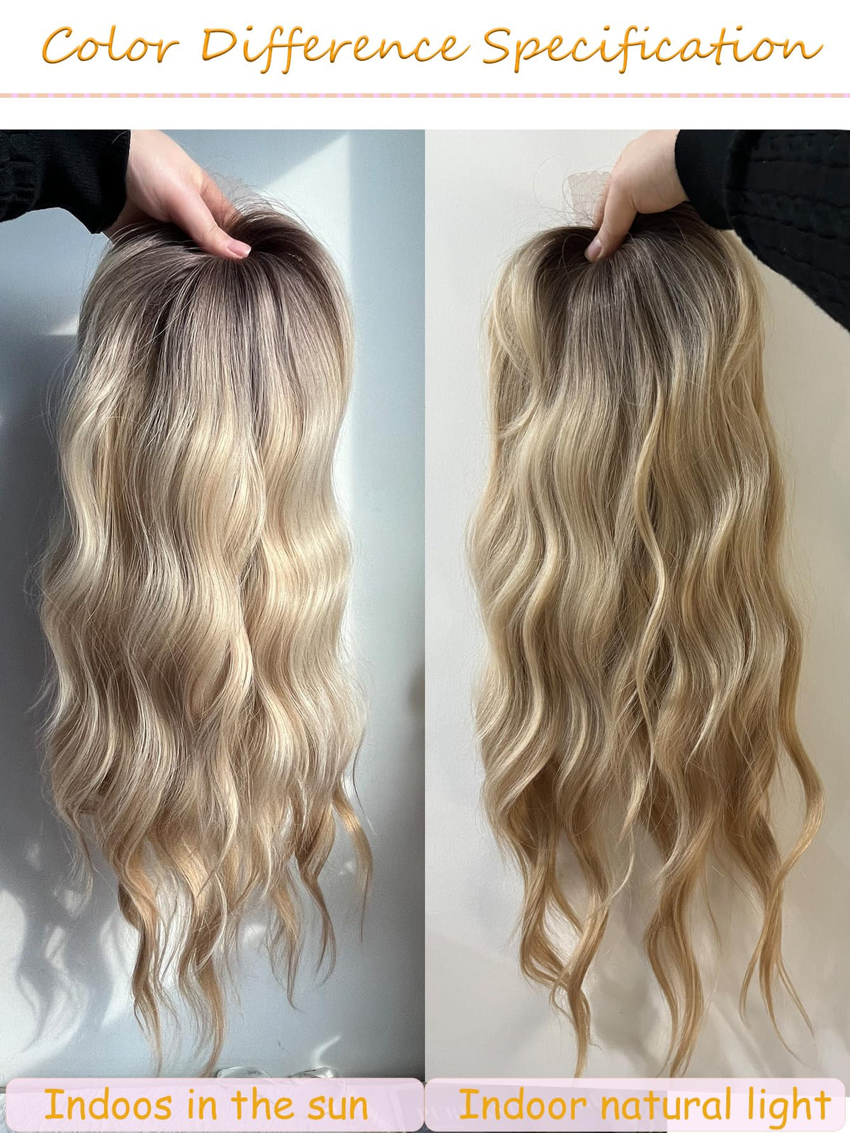 PANEWAY color-detail close-up shows smooth gradient from dark root to blonde tips
