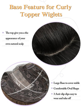 Paneway hair topper adds volume and length for everyday styling