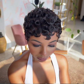 PangDongLai no-glue wig simplifies styling and quick wear.