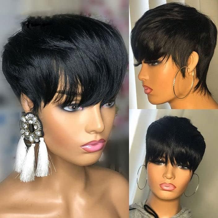 PangDongLai pixie cut wig cap interior for comfortable wear
