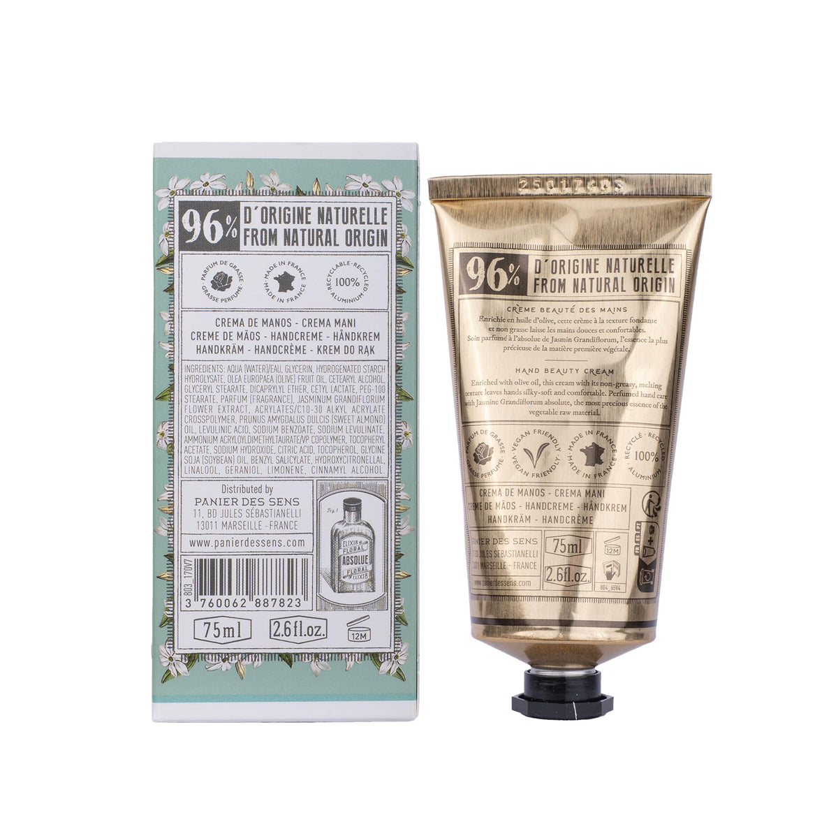 Dry hands benefit from Panier des Sens White Jasmine Hand Cream.