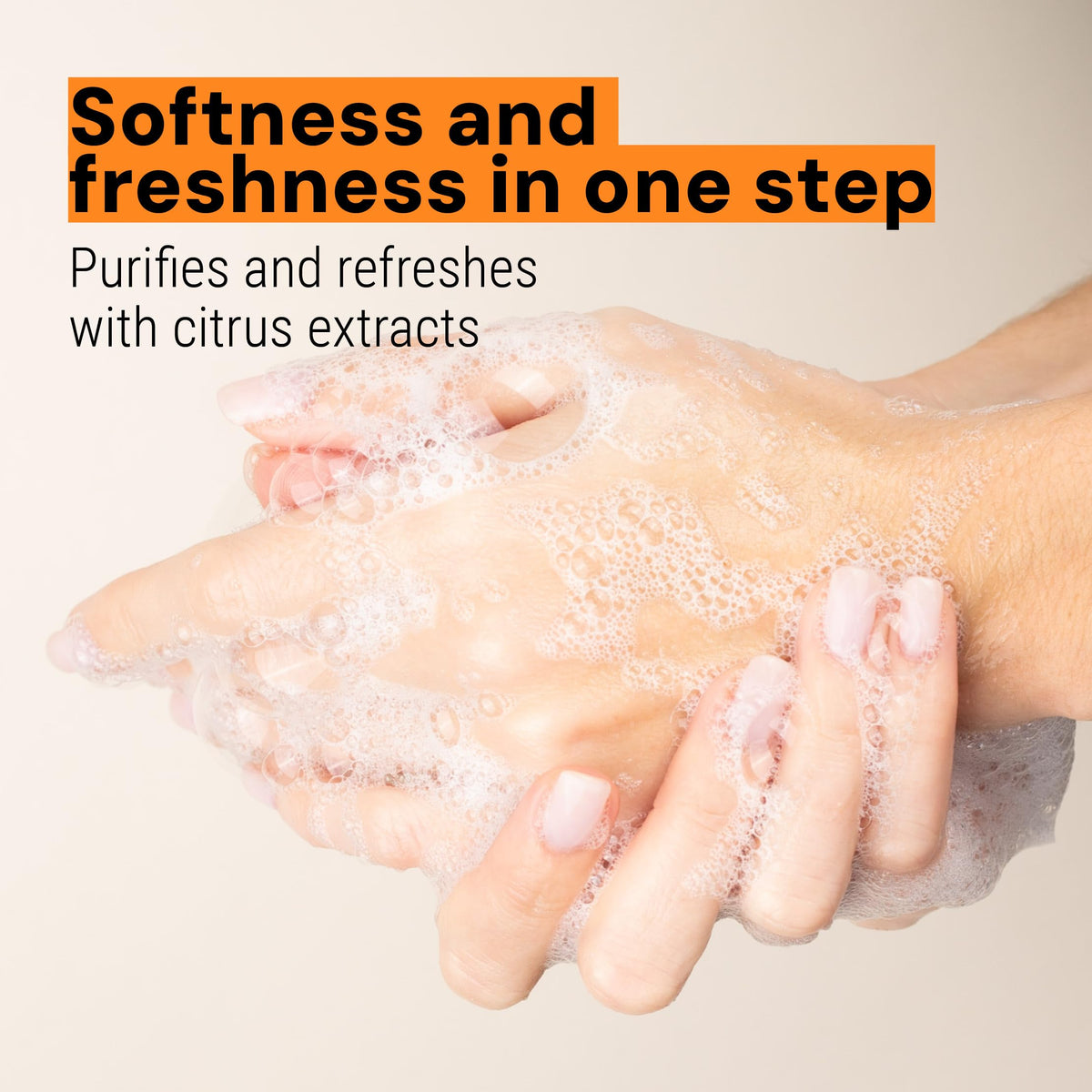 Panier des Sens foamy texture closeup showing creamy lather for gentle cleansing.