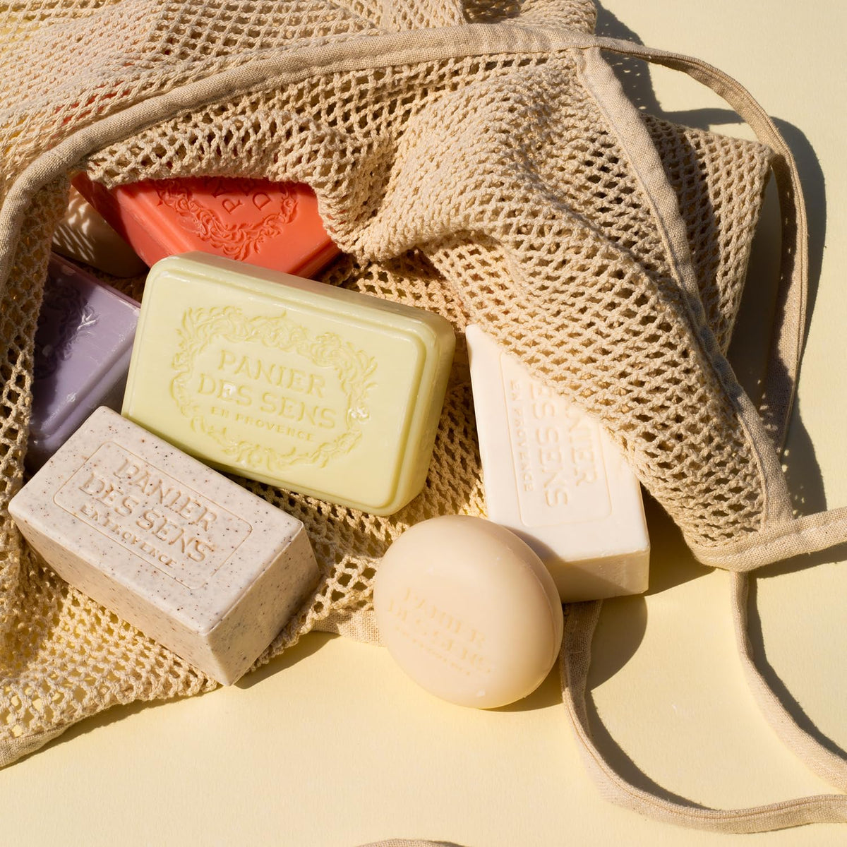 Panier des Sens orange blossom soap bar Mediterranean brightness scent during pampering