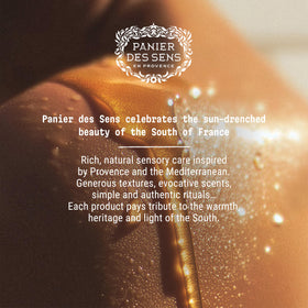 Packaging design showcasing Panier des Sens lavender lotion