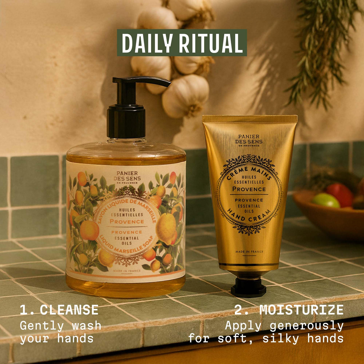 Panier des Sens Provence Citrus gentle-formula suits all skin types.