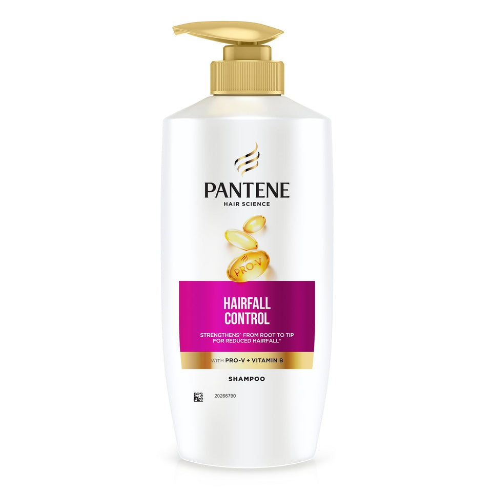 Pantene Advanced Hair Fall Shampoo bottle front for daily hair care.