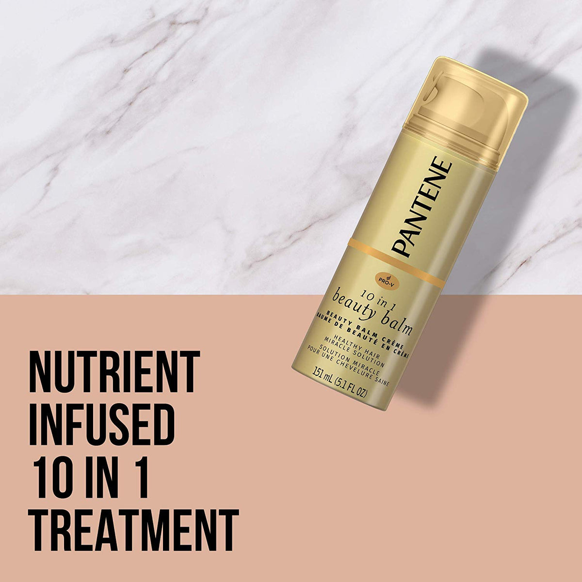 Pantene Beauty Balm 3-pack; enhances softness, strength and frizz control during styling.