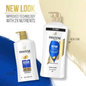 Pantene color-safe formula shown with no colorants in packaging.