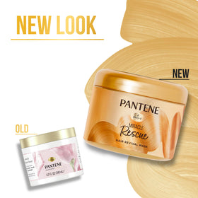 Pantene Miracle Rescue Mask provides velvety softness from roots to tips.