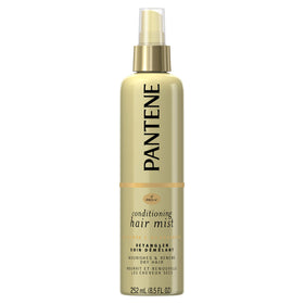 Pantene Nutrient Boost Moisture Mist detangler bottle pour nourishes and detangles wet hair