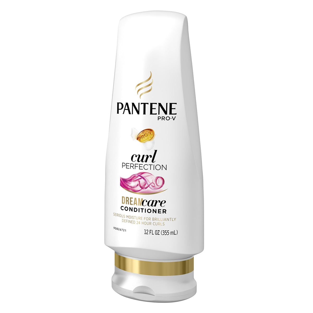 Pantene Pro-V Curl Perfection packaging variation shown for easy daily routine.