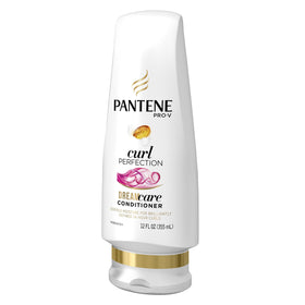Pantene Pro-V Curl Perfection packaging variation shown for easy daily routine.