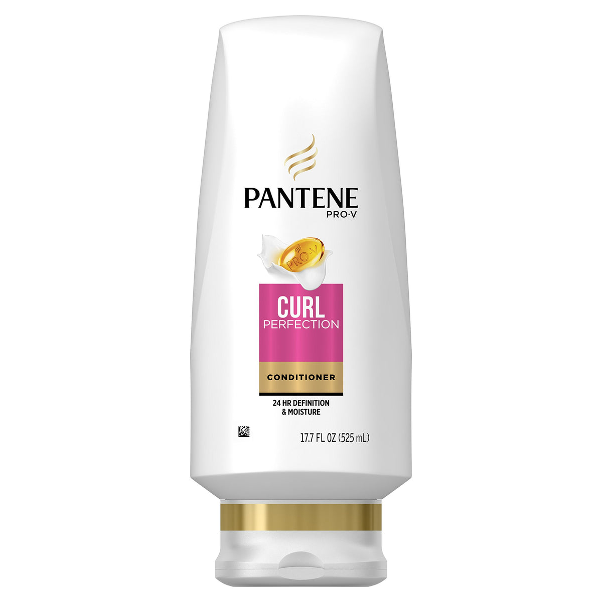Pantene Pro-V Curl Perfection Conditioner bottle front showing frizz-control formula for defined curls.