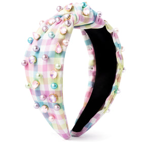 Pantide Easter headband close-up beads and crystals create a glamorous detail