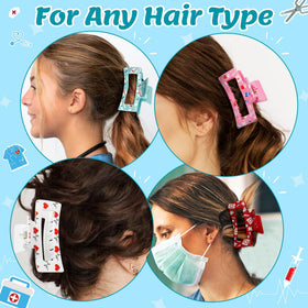 Pantide clips with color bases are versatile for different styles