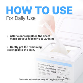 Papa Recipe Hyaluronic Acid PDRN Daily Mask 30-count pack