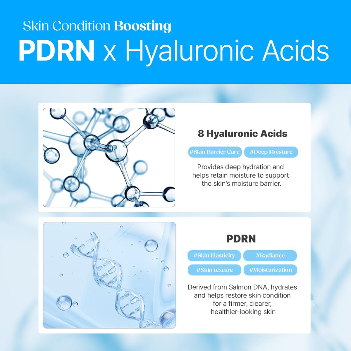 Papa Recipe Hyaluronic Acid PDRN Daily Mask lyocell close-up on skin