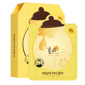Papa Recipe Bombee Honey Mask Pack cover—luxury packaging for at-home hydration.