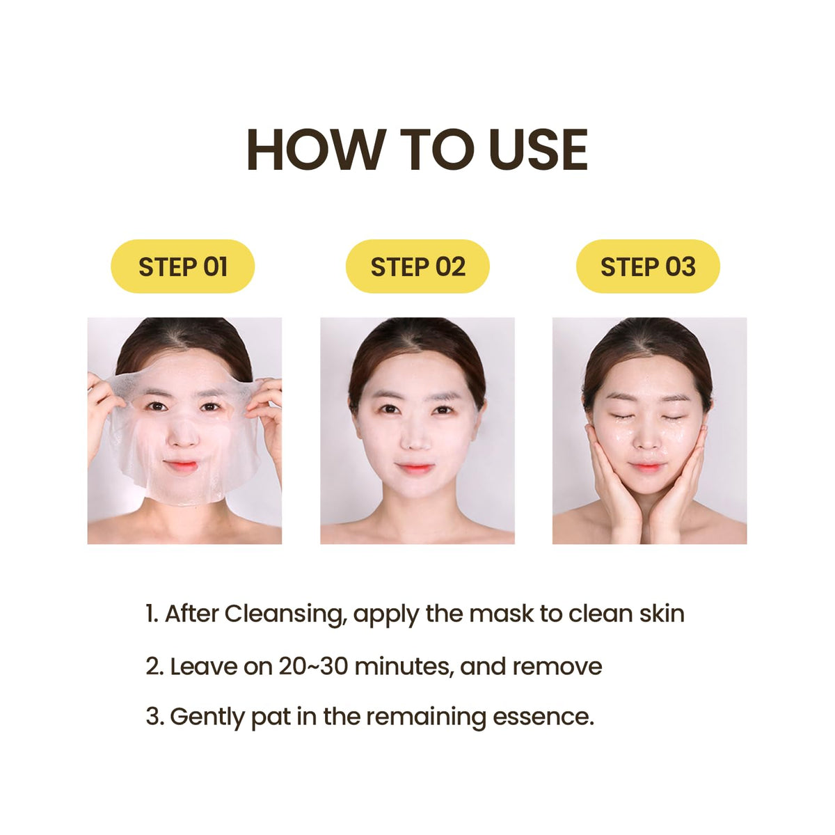 Papa Recipe Bombee mask glow—skin looks refreshed after use.