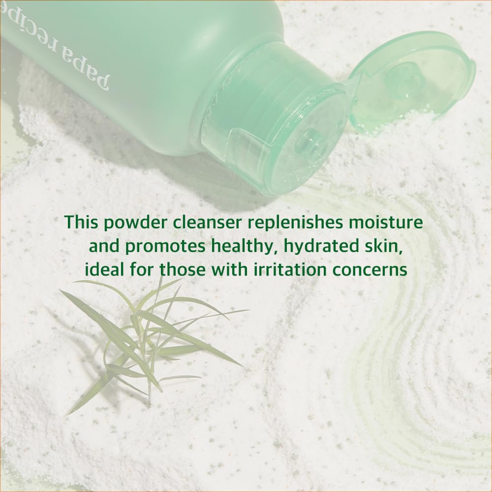 Papa Recipe Tea Tree Enzyme Cleansing Powder creates a creamy foam for cleansing