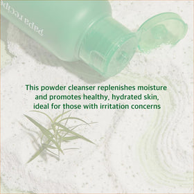 Papa Recipe Tea Tree Enzyme Cleansing Powder creates a creamy foam for cleansing