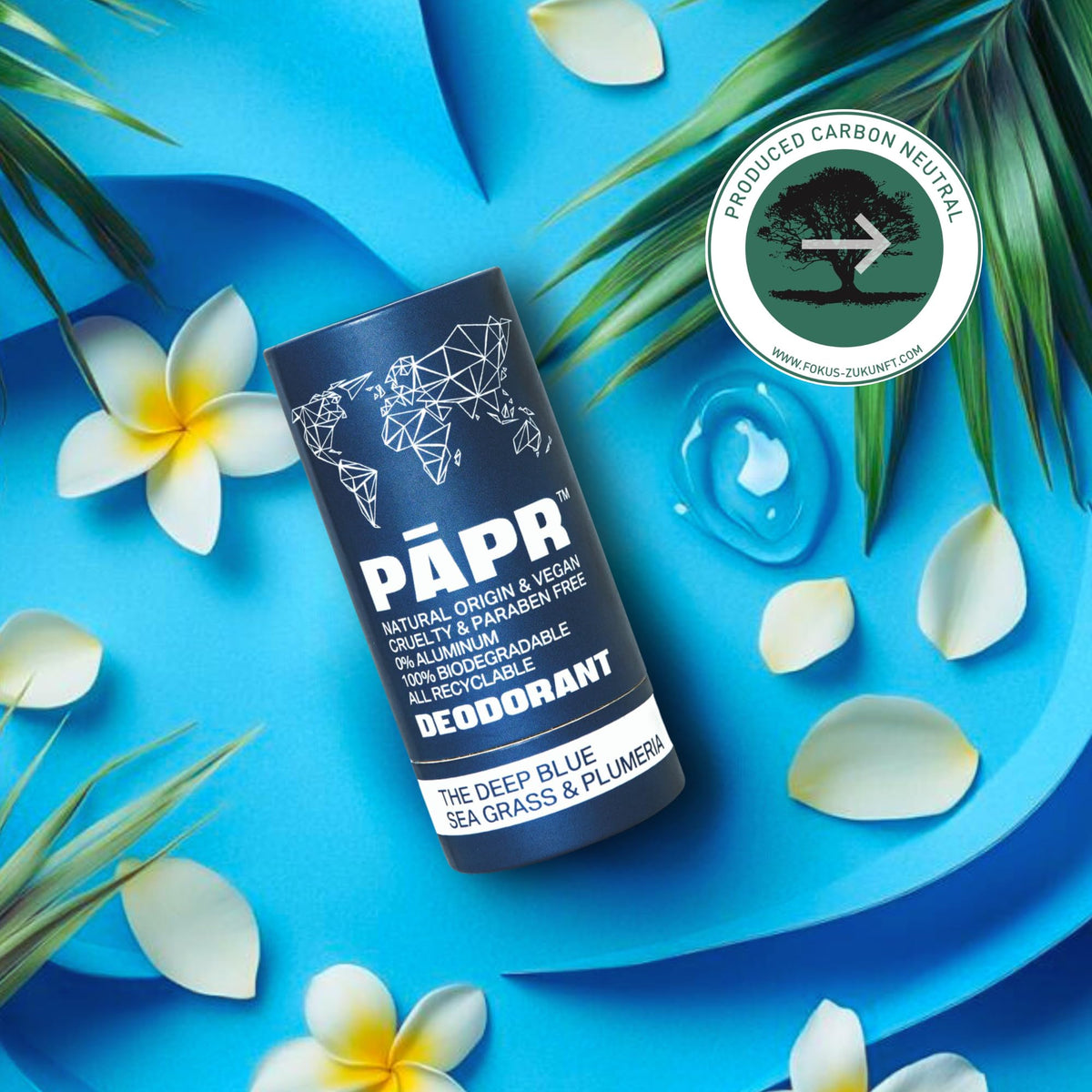 PĀPR dermatologically tested deodorant designed for regular skin types.
