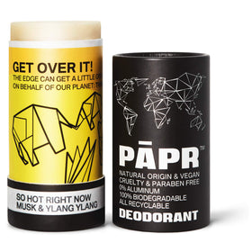 PAPR nature-powered deodorant packaging in recyclable carton
