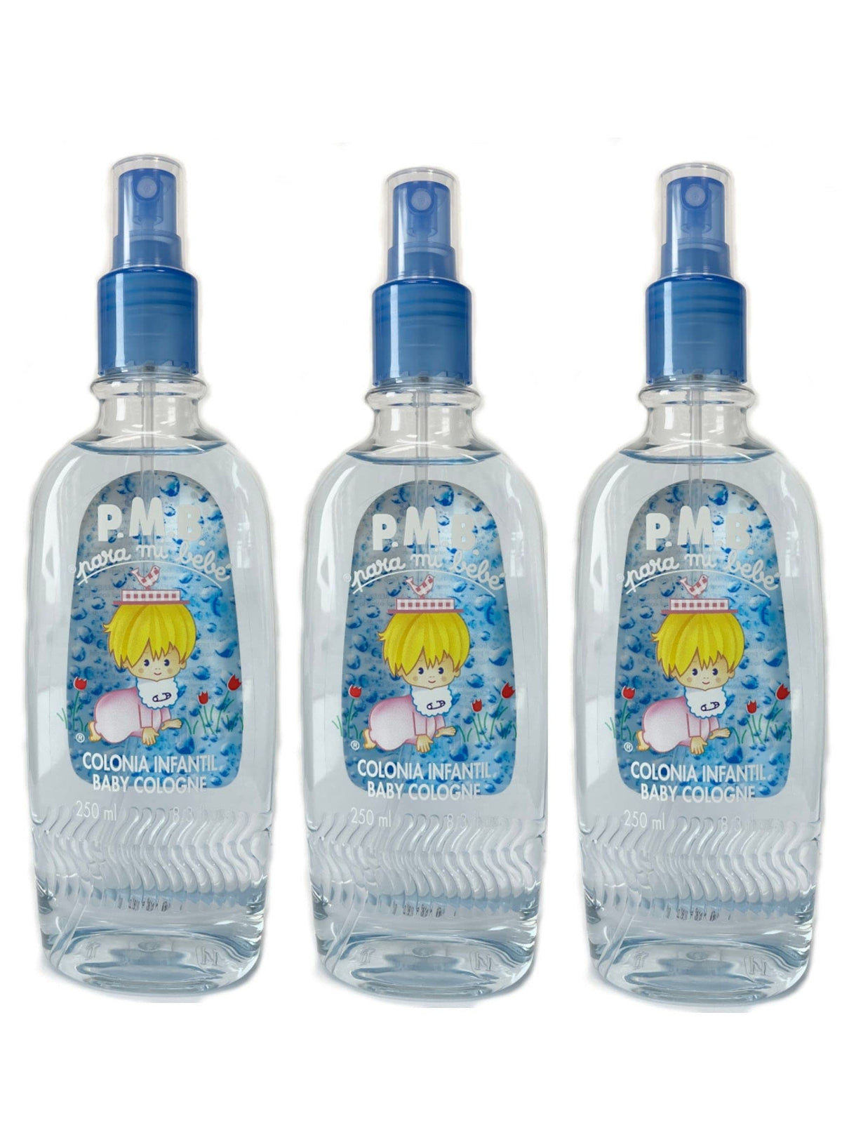 Para Mi Bebe Cologne Infant Boys spray bottle provides a light daily fragrance.