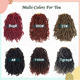 Paraglame soft locs color 27 adds warm brunette tones for styling variety.