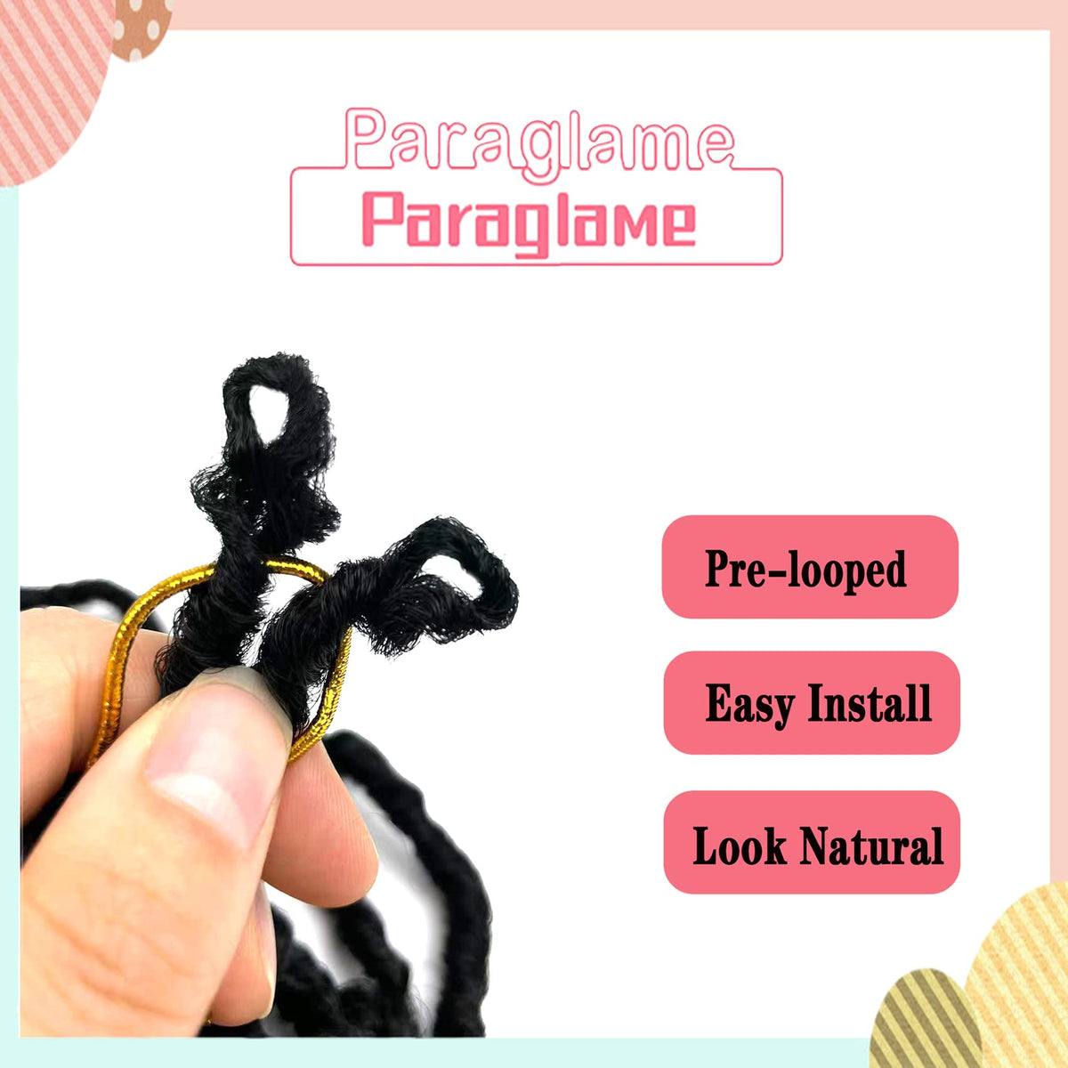 Paraglame soft locs color t30 for sun-kissed highlights and everyday looks.