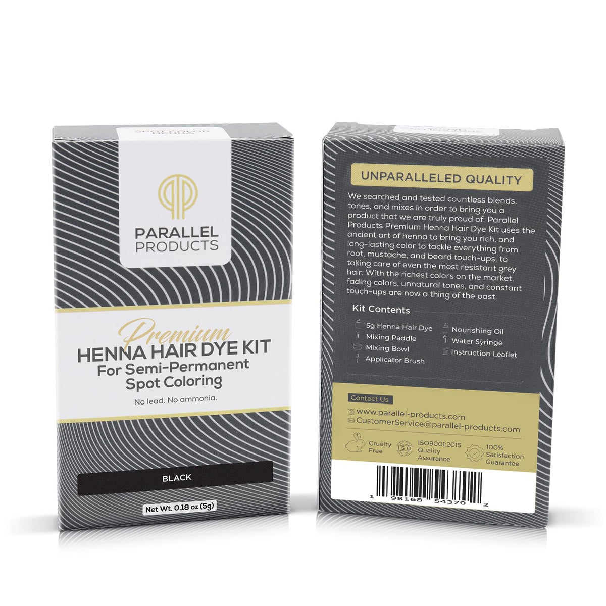 Parallel Products henna dye paste ready to mix for precise shade matching