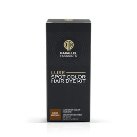 Finished Luxe Color shade shown on hair for a natural look.