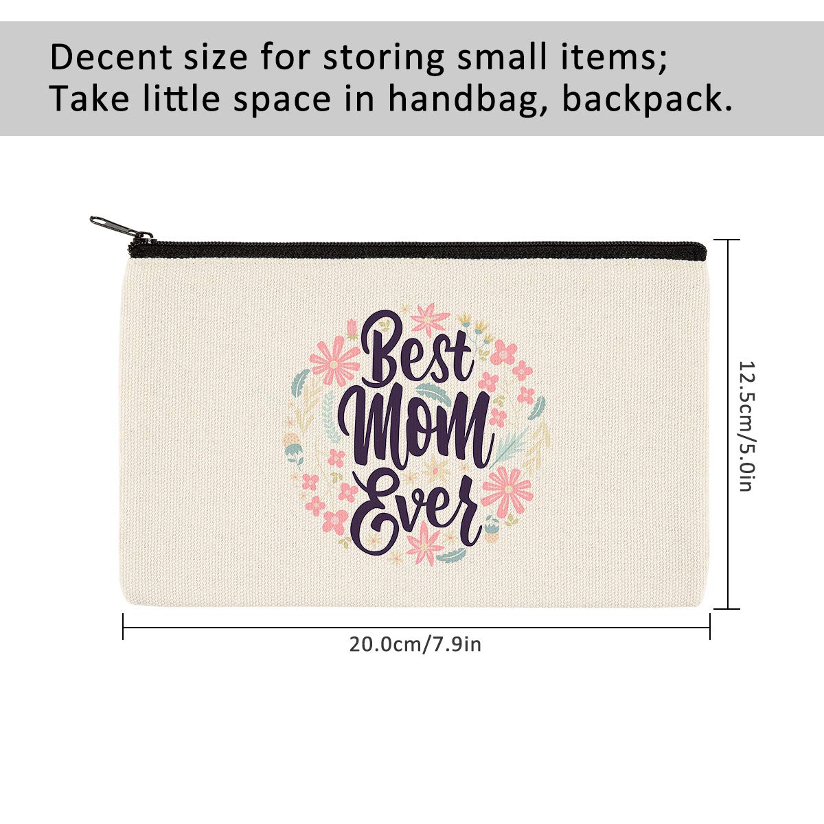 PARBEE Momlife design pouch, versatile case for pencils and coins.