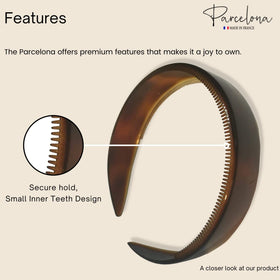 Parcelona polished cellulose acetate finish offers a luxurious, durable look.