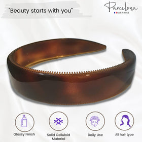 Parcelona headband inner nibs provide a secure, no-slip grip.