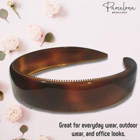 Parcelona tortoise shell pattern complements daily outfits for office and casual wear.