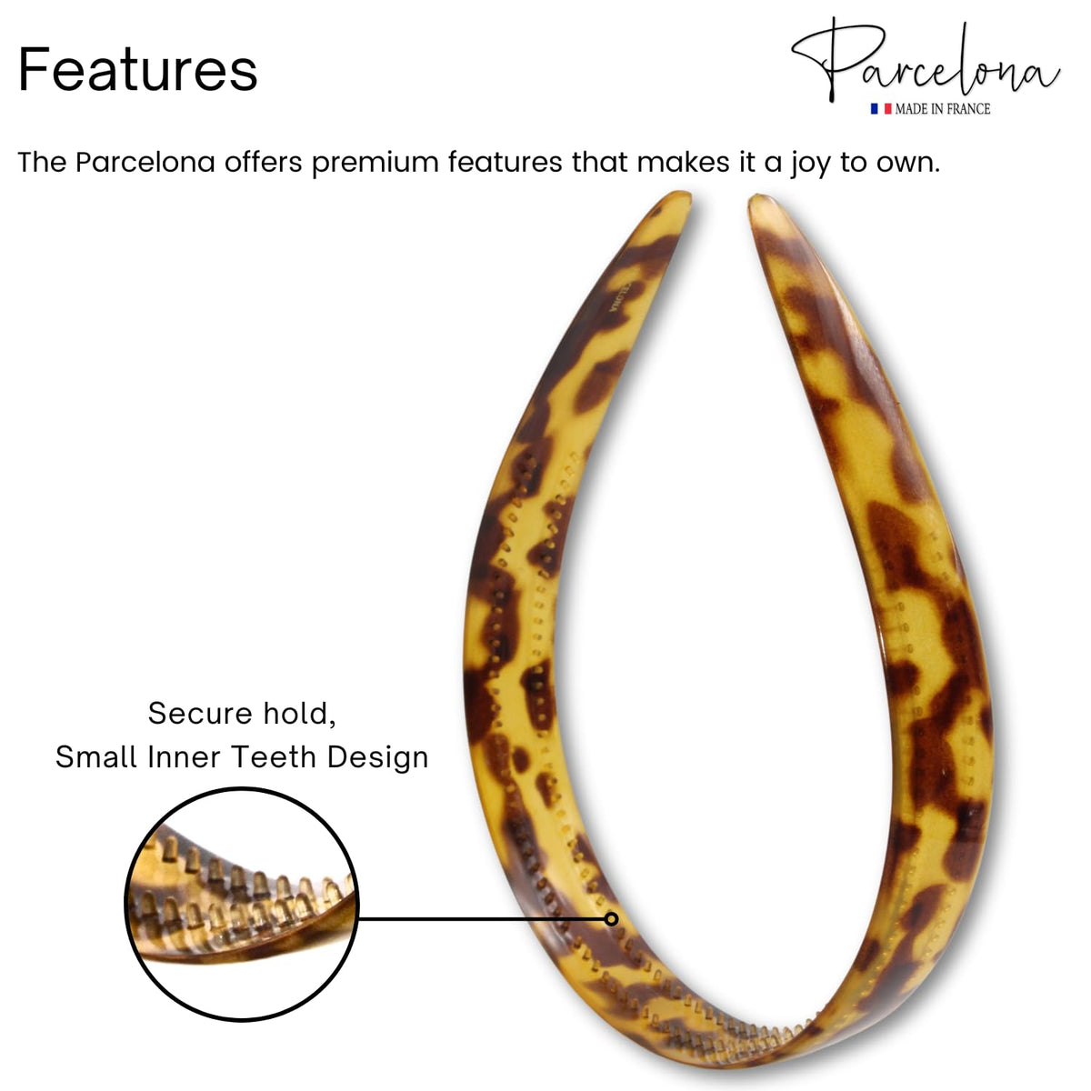Parcelona Savana flatlay showcases natural color and size for reference.