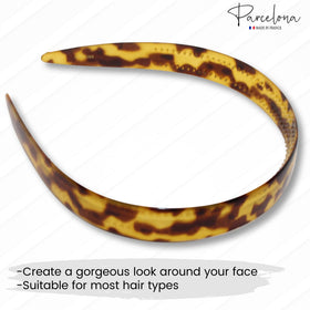 Parcelona Savana headband luxury finish signals premium styling.
