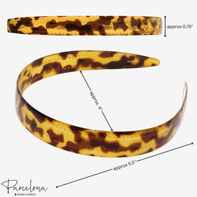 Parcelona Savana headband on model demonstrates versatile styling options.
