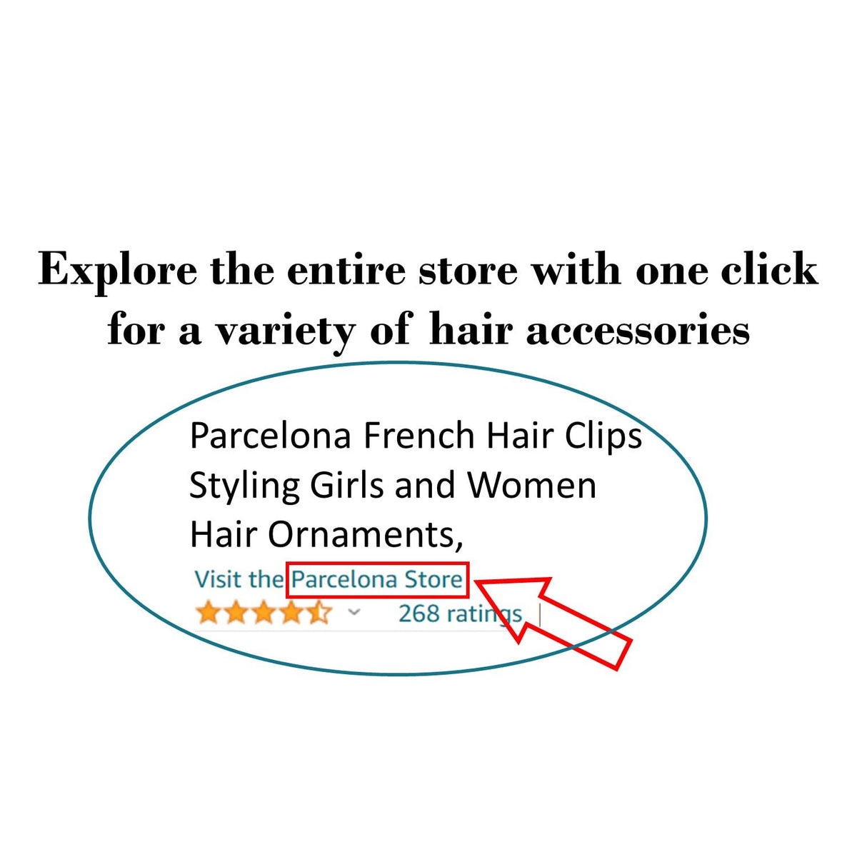 Parcelona ergonomic inner nibs grip without twisting or pulling hair.