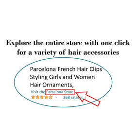 Parcelona ergonomic inner nibs grip without twisting or pulling hair.