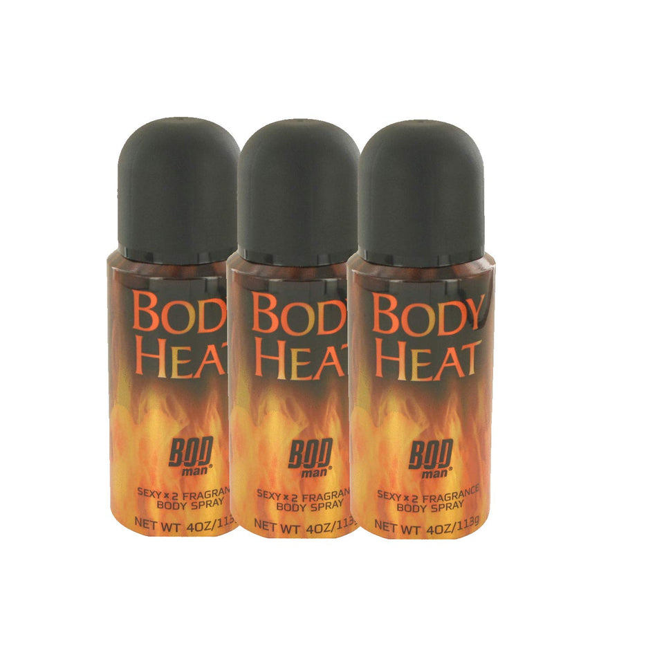 Parfums De Coeur Bod Man Body Heat spray bottle for everyday fresh scent.