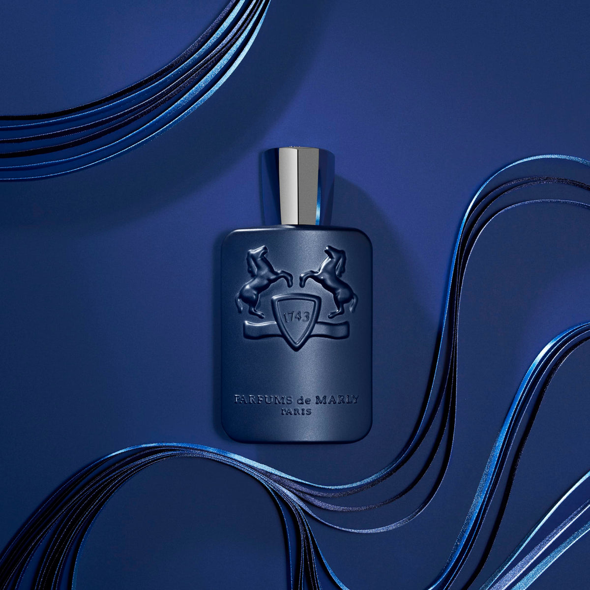 Parfums de Marly Layton cap detail emphasizing refined luxury and durability