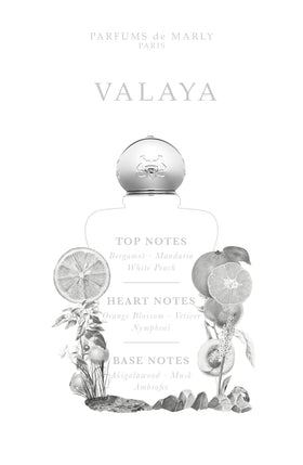 Parfums de Marly Valaya flacon detail shows craftsmanship and prestige