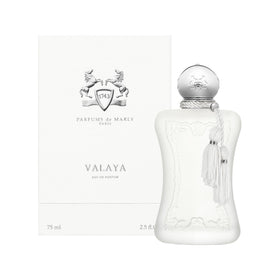Parfums de Marly Valaya packaging outer box signals luxury gifting appeal