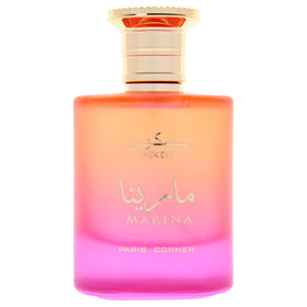 Paris Corner Taskeen Marina Tropical EDP packaging box shown for gift-ready presentation.