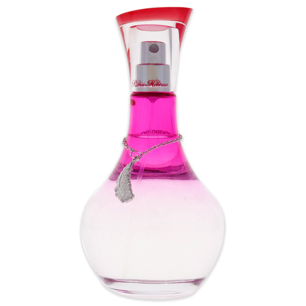 Paris Hilton Can Can Burlesque bottle back view, suggests confident, playful charm.