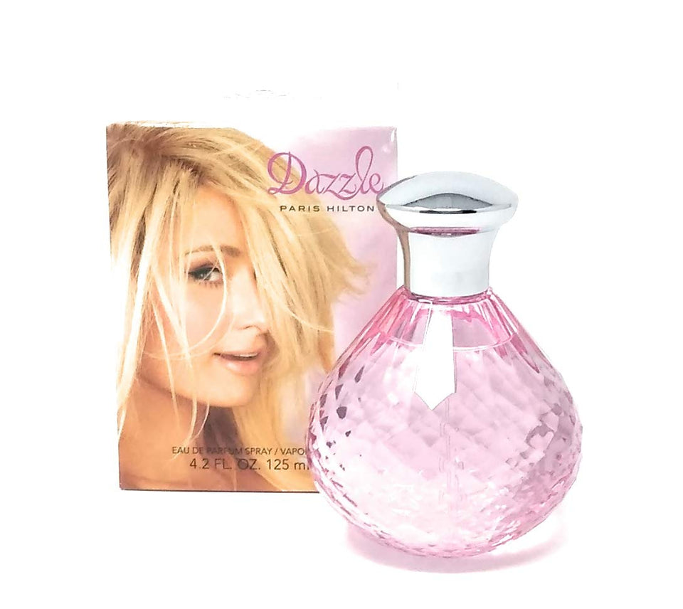 Paris Hilton Dazzle Women bottle close-up highlighting design and sparkle